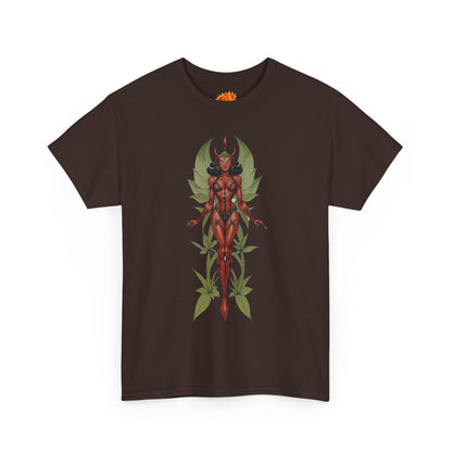 Flower Succubus Woman Fantasy Nature T-Shirt