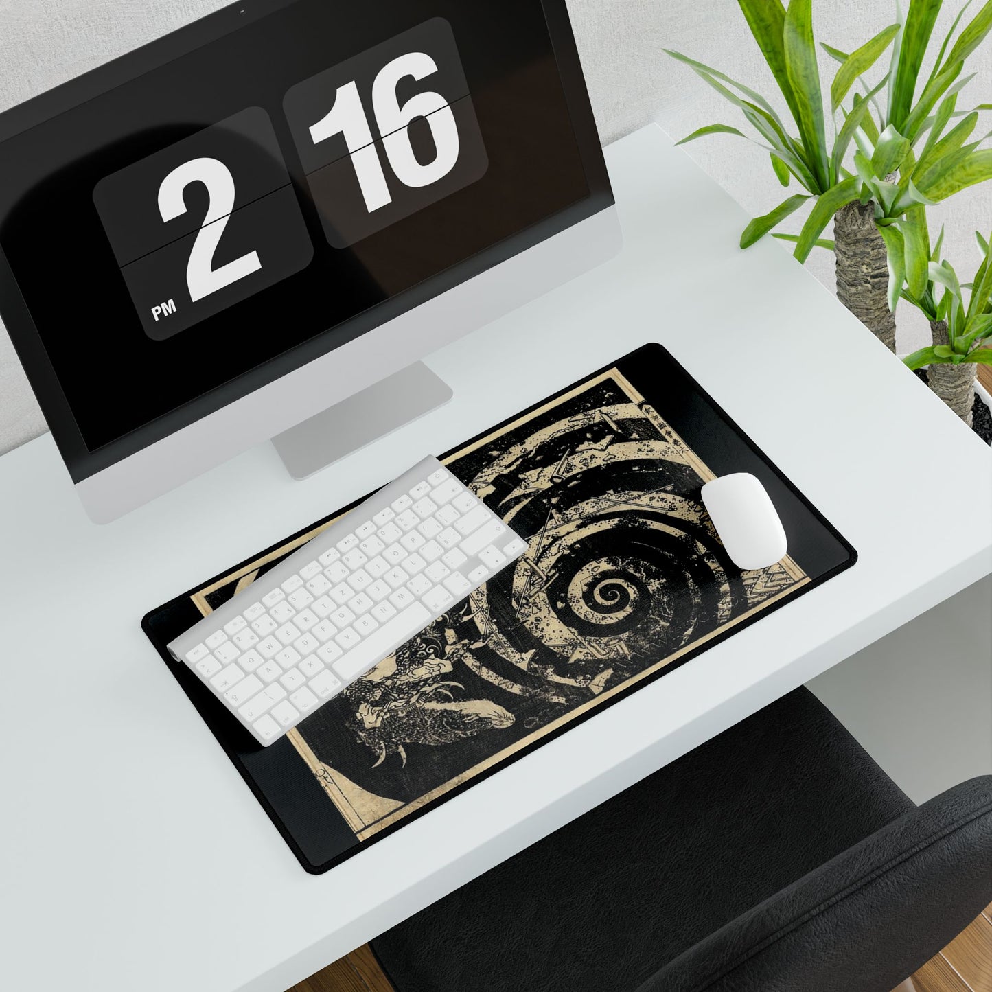 Destruction by Hokusai Desk Mat/Mousepad
