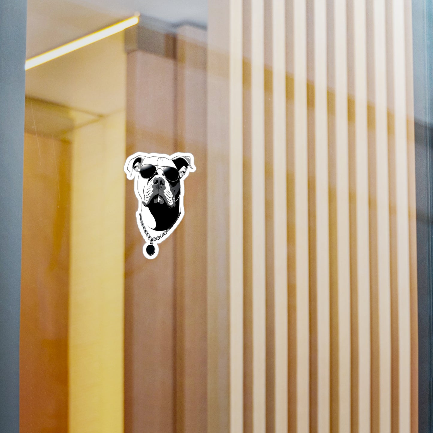 Dog with Sunglasses Durable Vinyl Decal Sticker