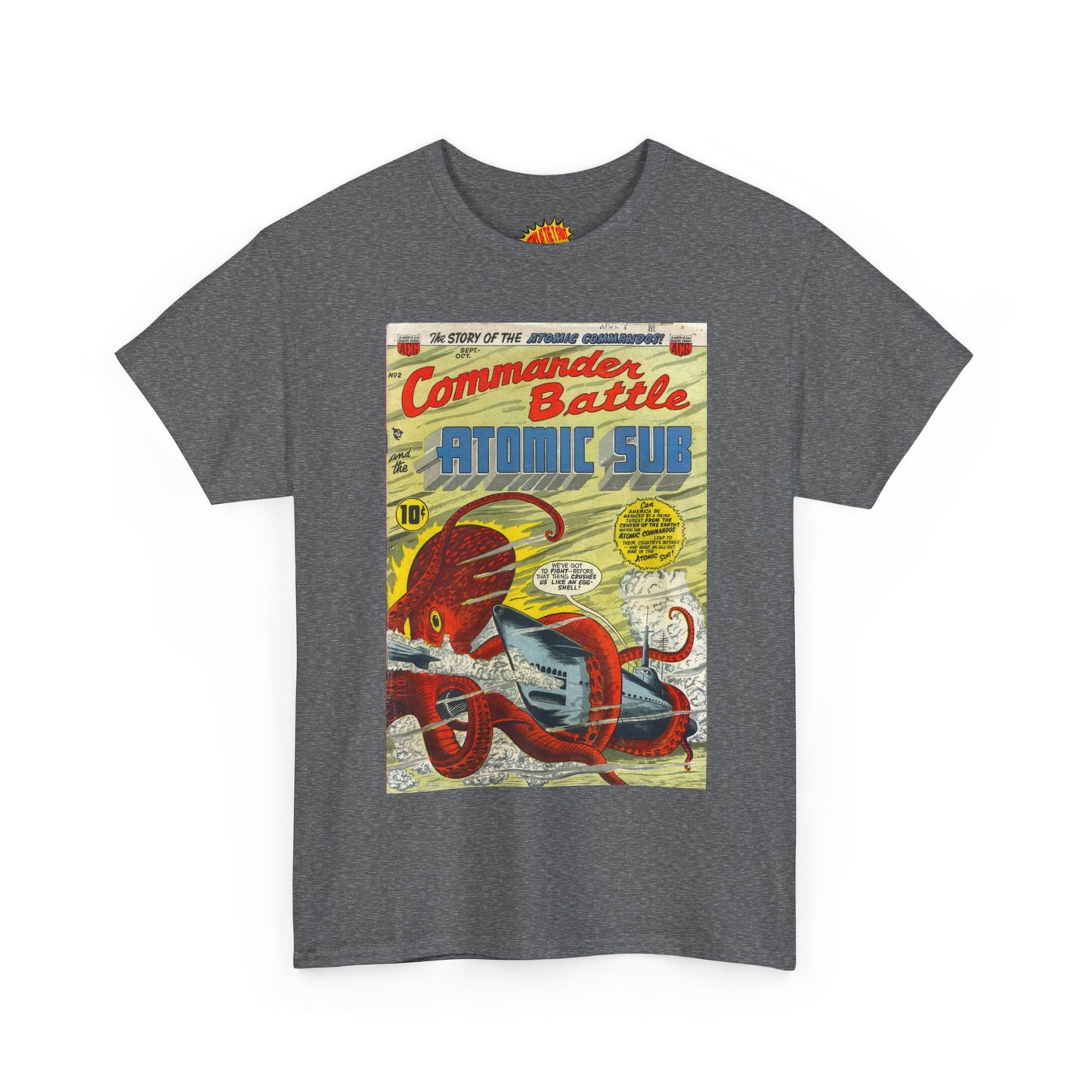 Commander Battle Atomic Sub No. 2 Comic Tee Shirt *Multiple Colors*