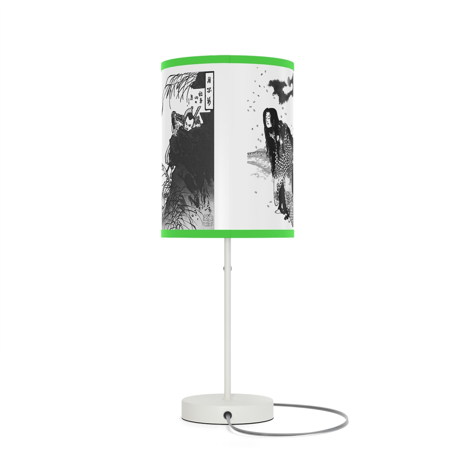 Japanese Woodcut Lamp