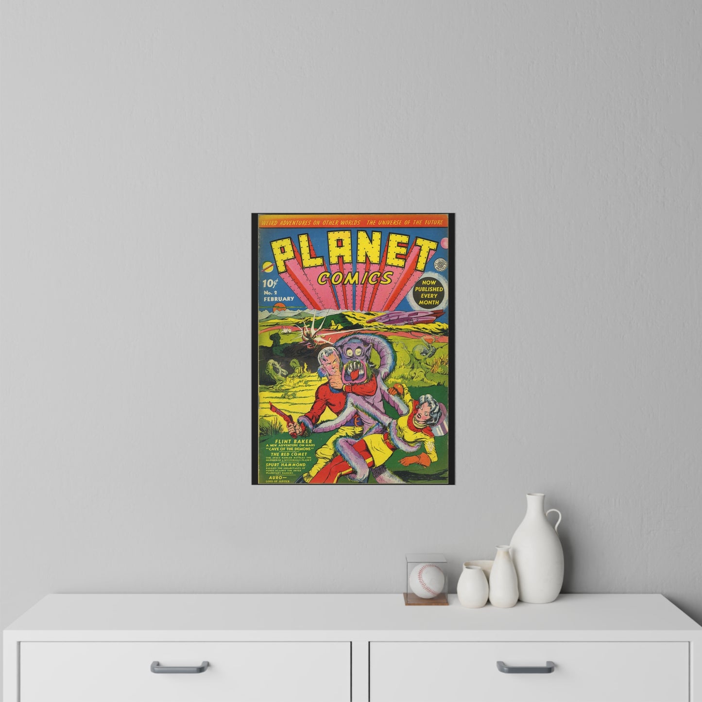 Planet Comics #2 Wall Decals *Multiple Sizes Available*