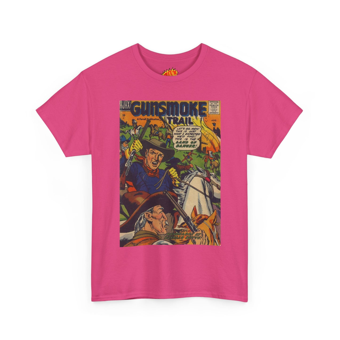Gunsmoke Trail August Comic Tee Shirt *Multiple Colors*