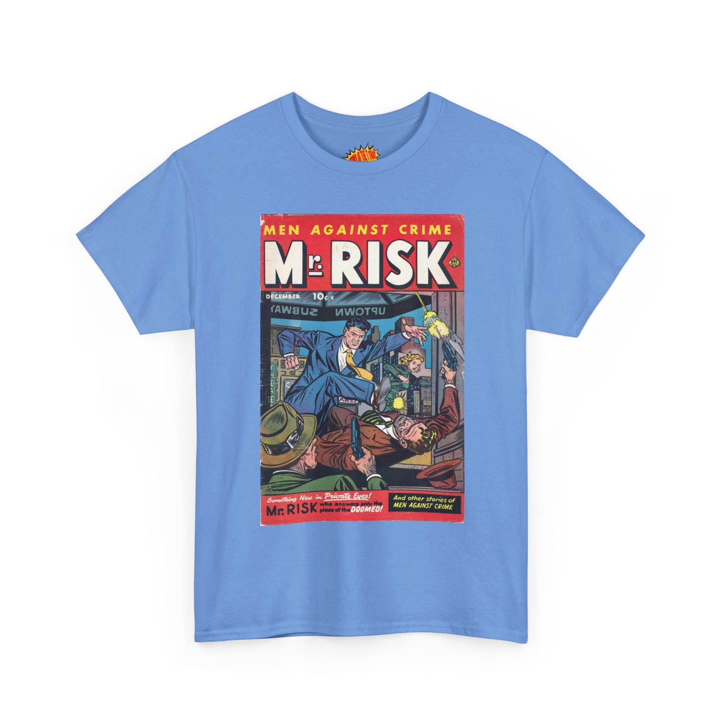 Mr. Risk December Comic Tee Shirt *Multiple Colors*