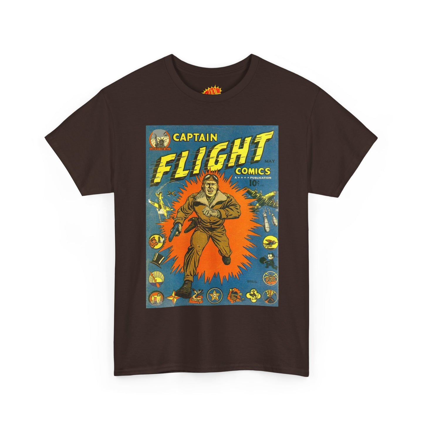 Captain Flight May Comic Tee Shirt *Multiple Colors*