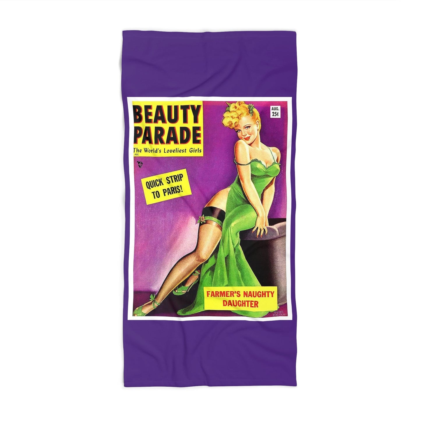 Beauty Parade Beach Towel Purple