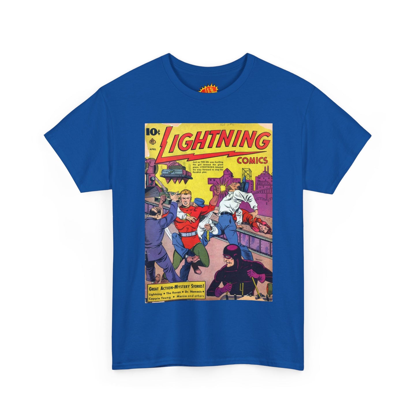 Lightning Comics April Comic Tee Shirt *Multiple Colors*