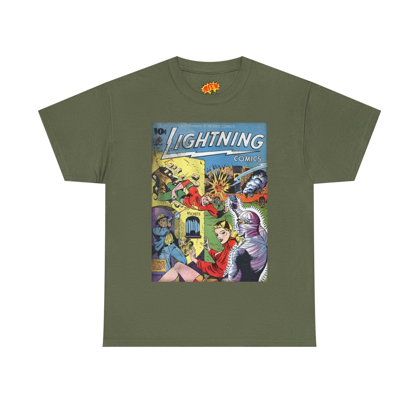 Lightning Comics February Comic Tee Shirt *Multiple Colors*