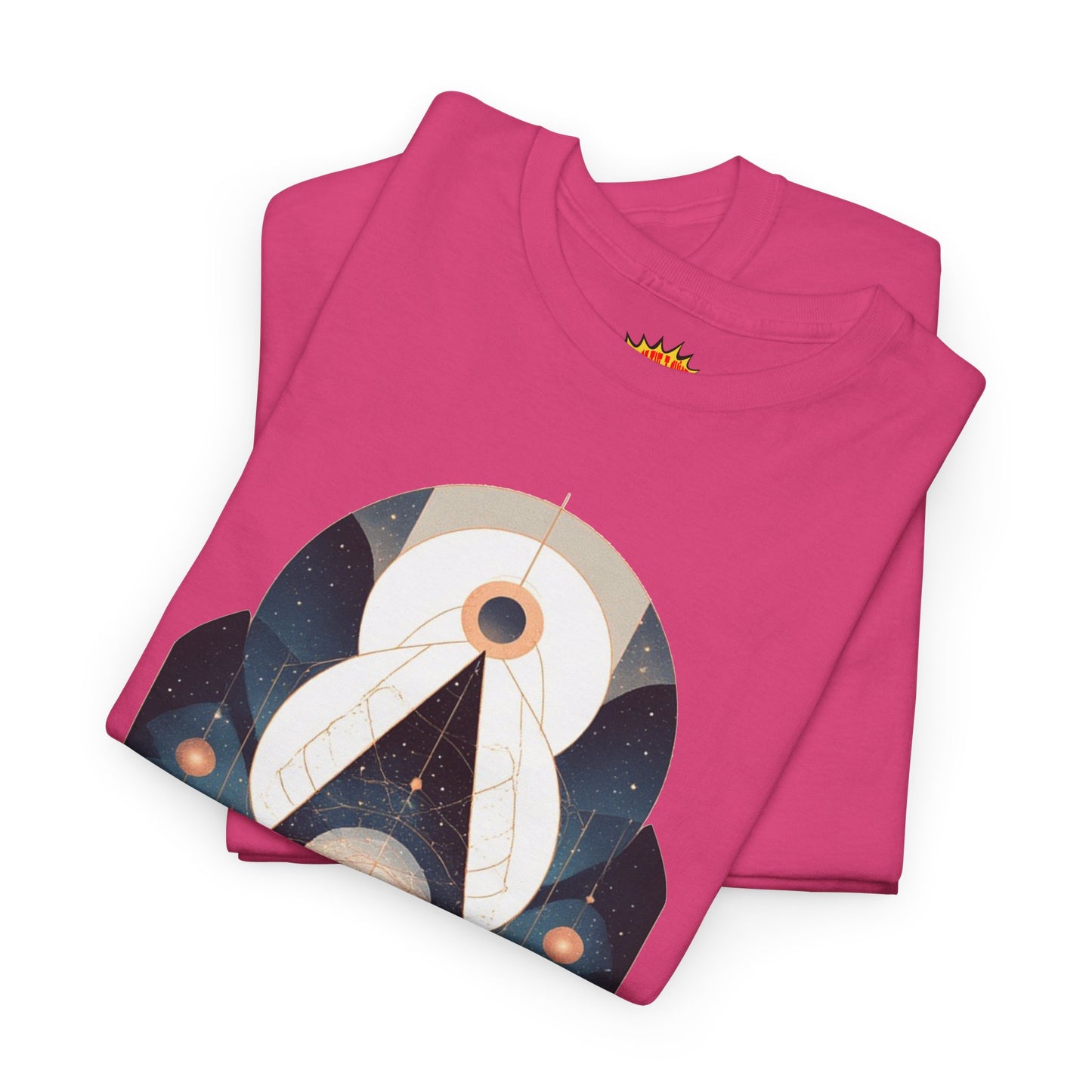 Geometric Space Art Pattern Graphic Tee Shirt *Multiple Colors*