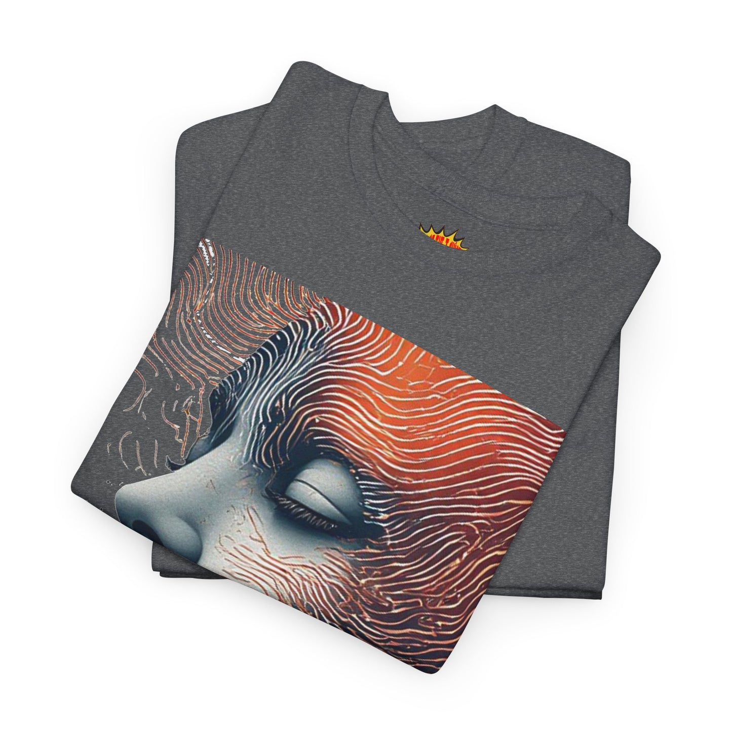 Graphic Art Face Tee Shirt *Multiple Colors*