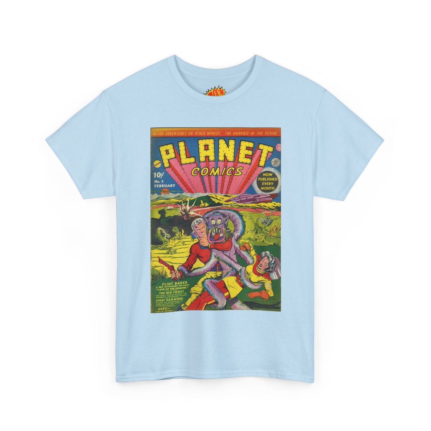 Planet Comics #2 - Heavy Cotton Tee *Light Colors*
