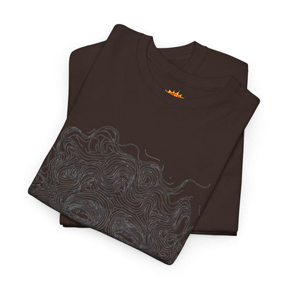 Human Face Line Drawing Graphic Art Tee Shirt