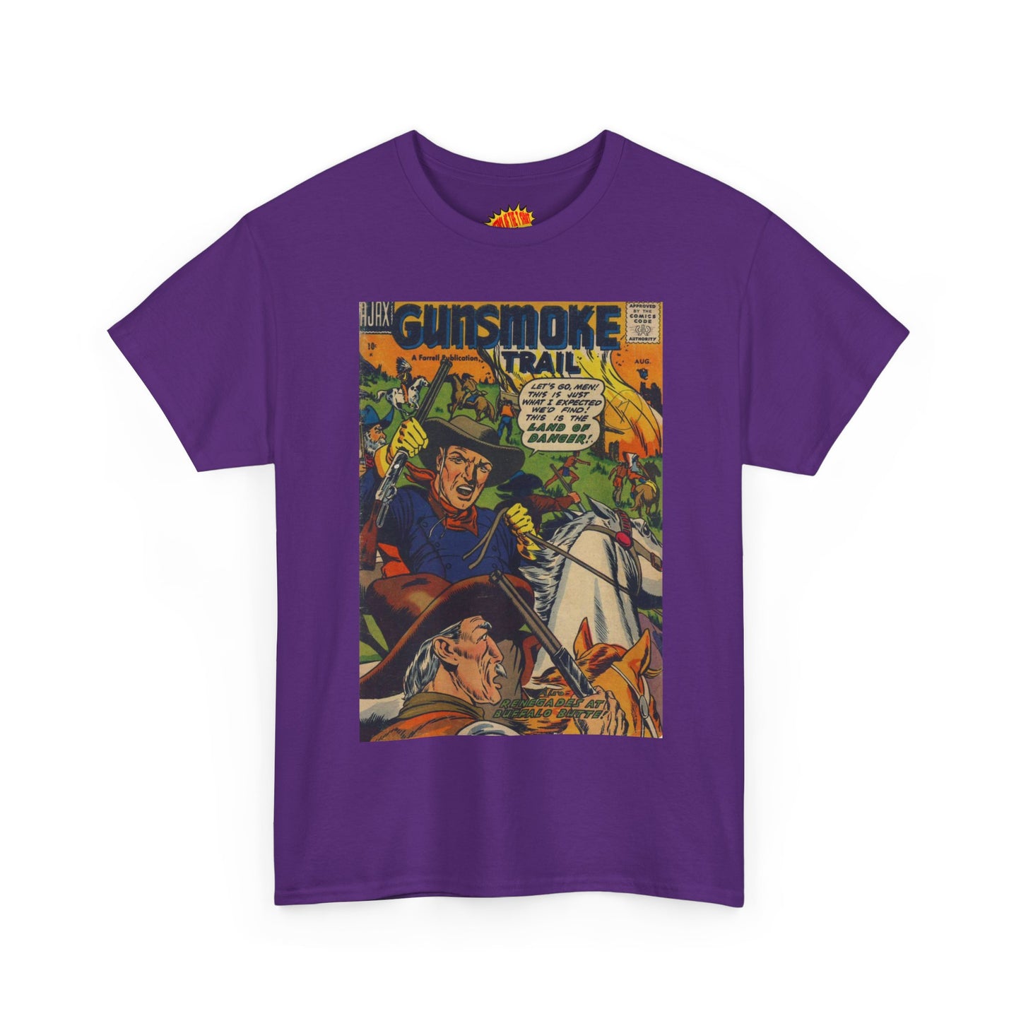 Gunsmoke Trail August Comic Tee Shirt *Multiple Colors*