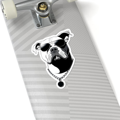Dog with Sunglasses Stickers
