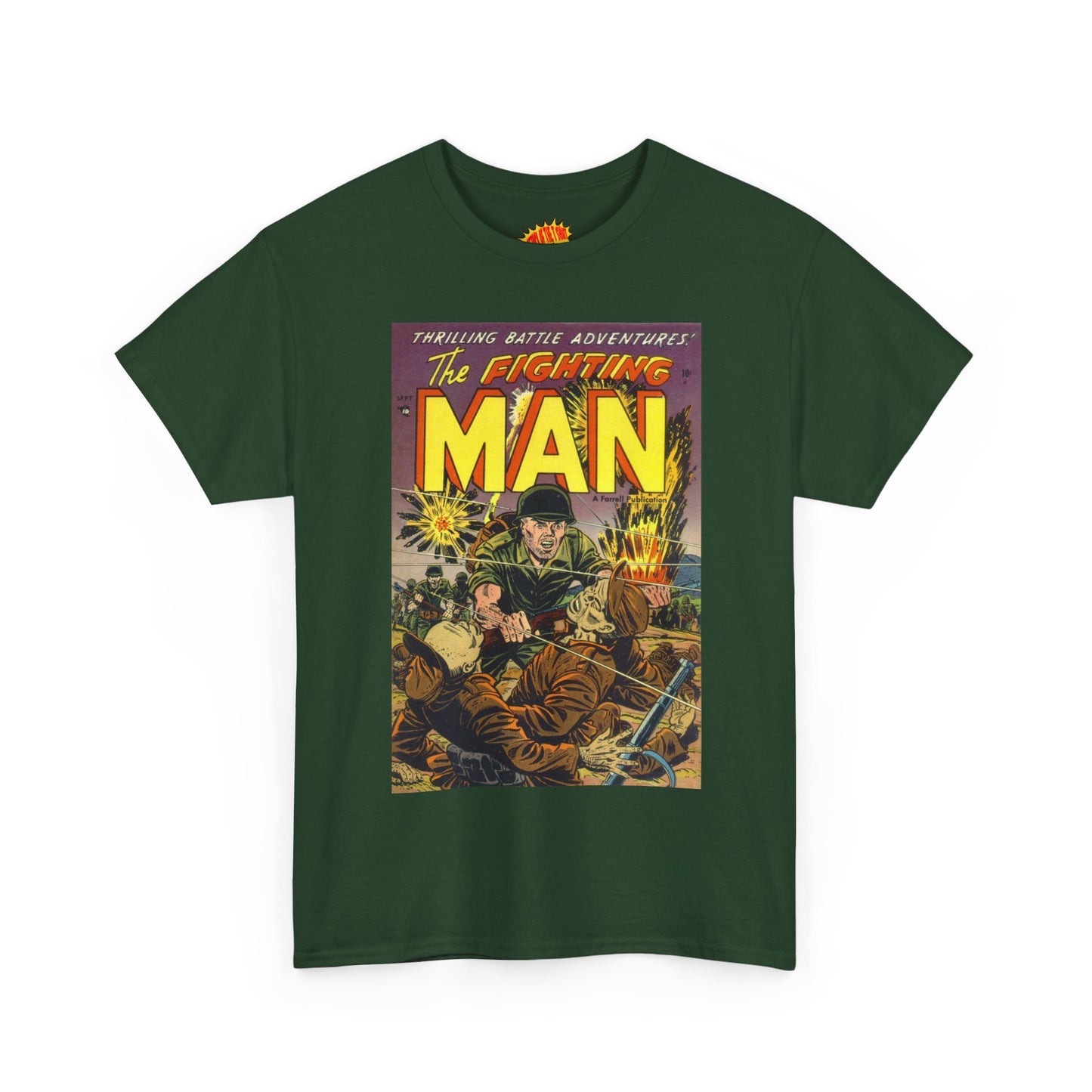 The Fighting Man September Comic Tee Shirt *Multiple Colors*