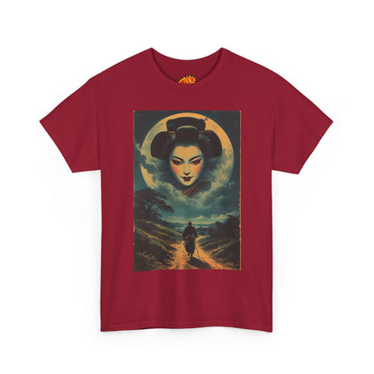 Walking Samurai w/Geisha Moon T-Shirt