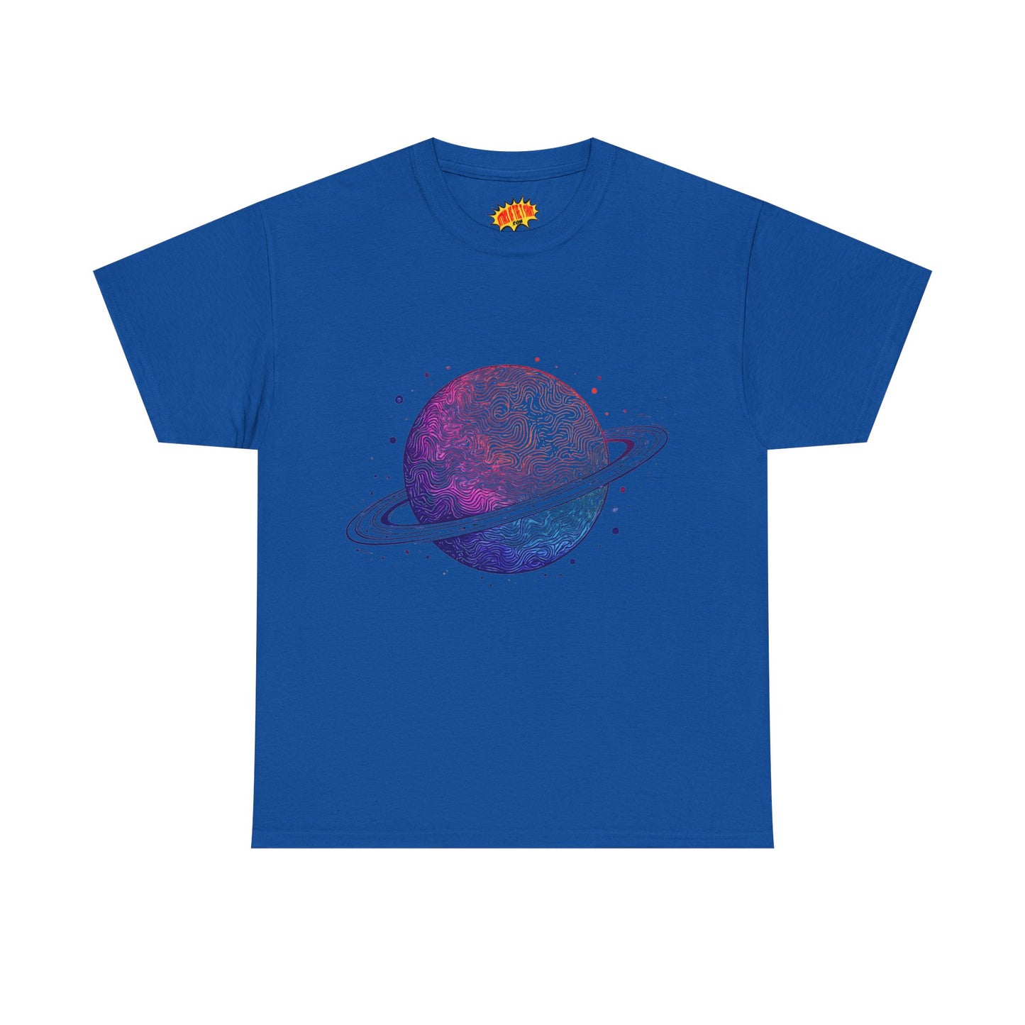 Space Art Ringed Planet Graphic Tee Shirt *Multiple Colors*