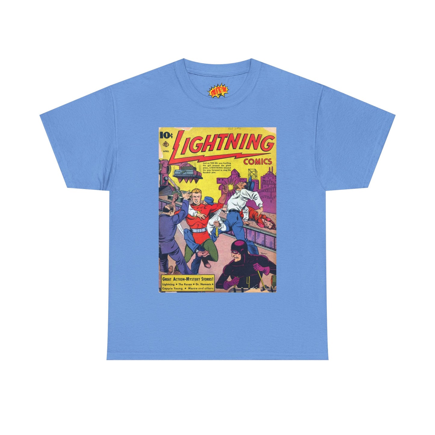 Lightning Comics April Comic Tee Shirt *Multiple Colors*