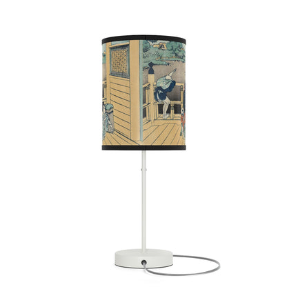 The Sazai Hall by Hokusai Japanese Lamp