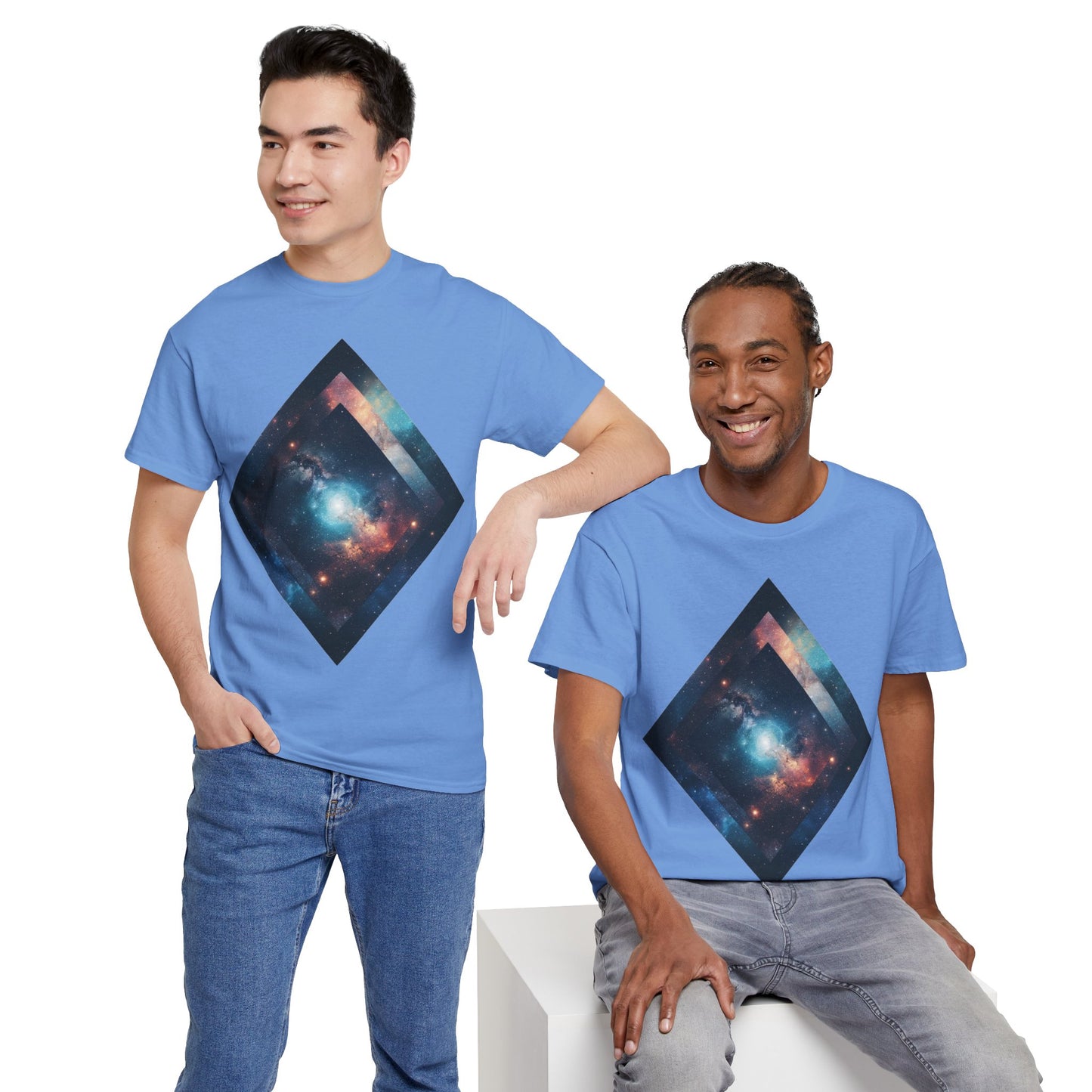 Diamond Galaxy Art Graphic Tee Shirt *Multiple Colors*