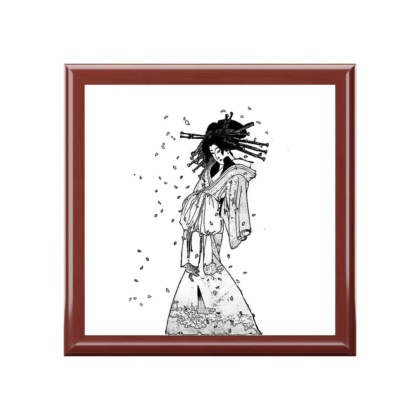 Spirit of the Komachi Cherry Tree Jewelry Box