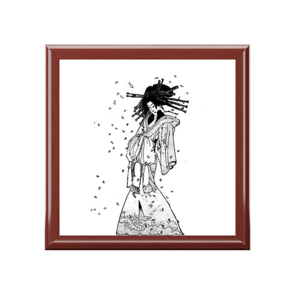 Spirit of the Komachi Cherry Tree Jewelry Box