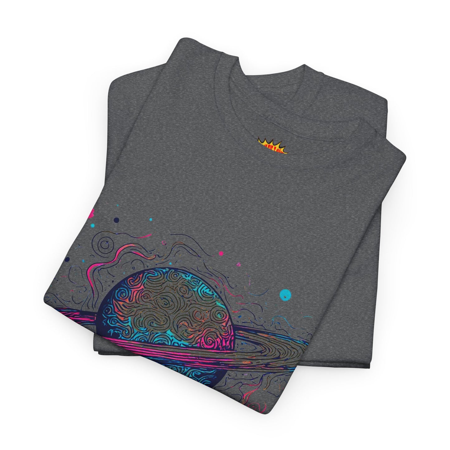 Ringed Planet Space Art Graphic Tee Shirt *Multiple Colors*