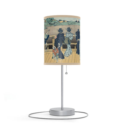 The Sazai Hall by Hokusai Japanese Lamp