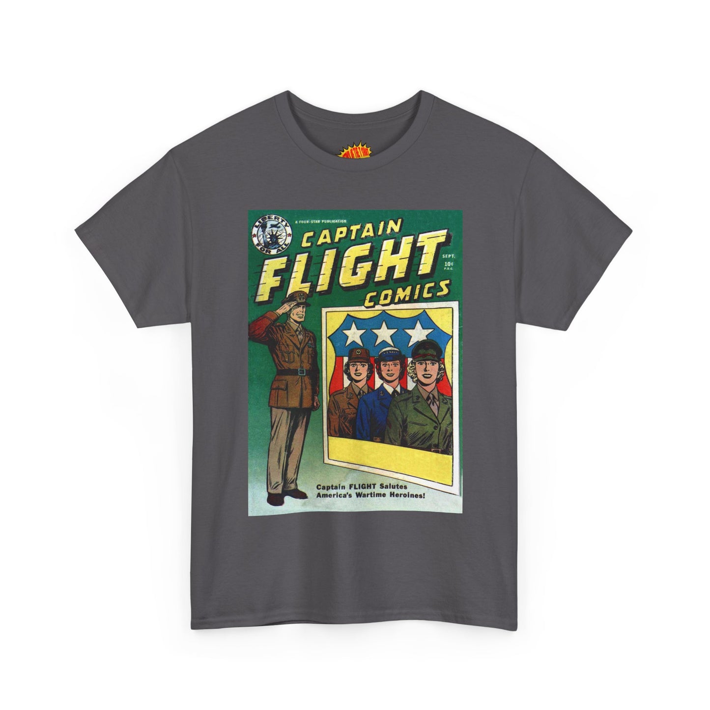 Captain Flight September Comic Tee Shirt *Multiple Colors*