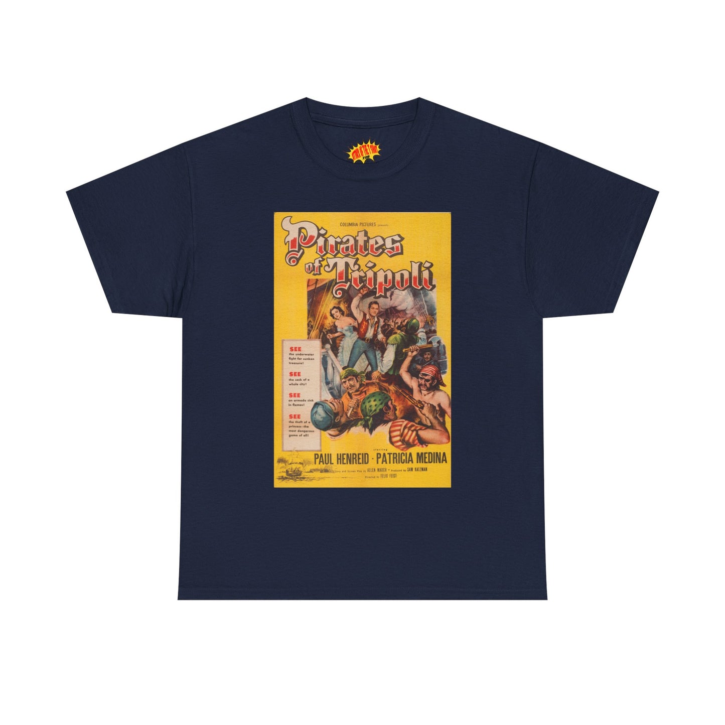 Pirates of Tripoli Movie Poster T-Shirt *Multiple Colors*