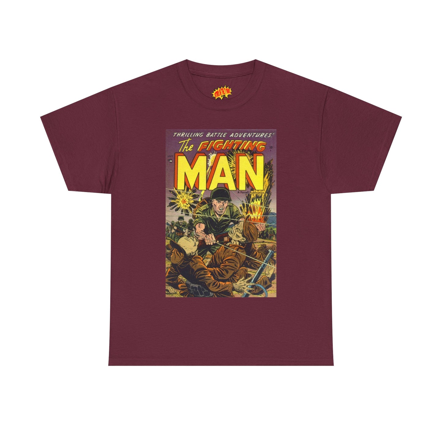 The Fighting Man September Comic Tee Shirt *Multiple Colors*