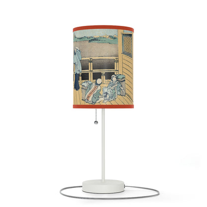 The Sazai Hall by Hokusai Japanese Lamp