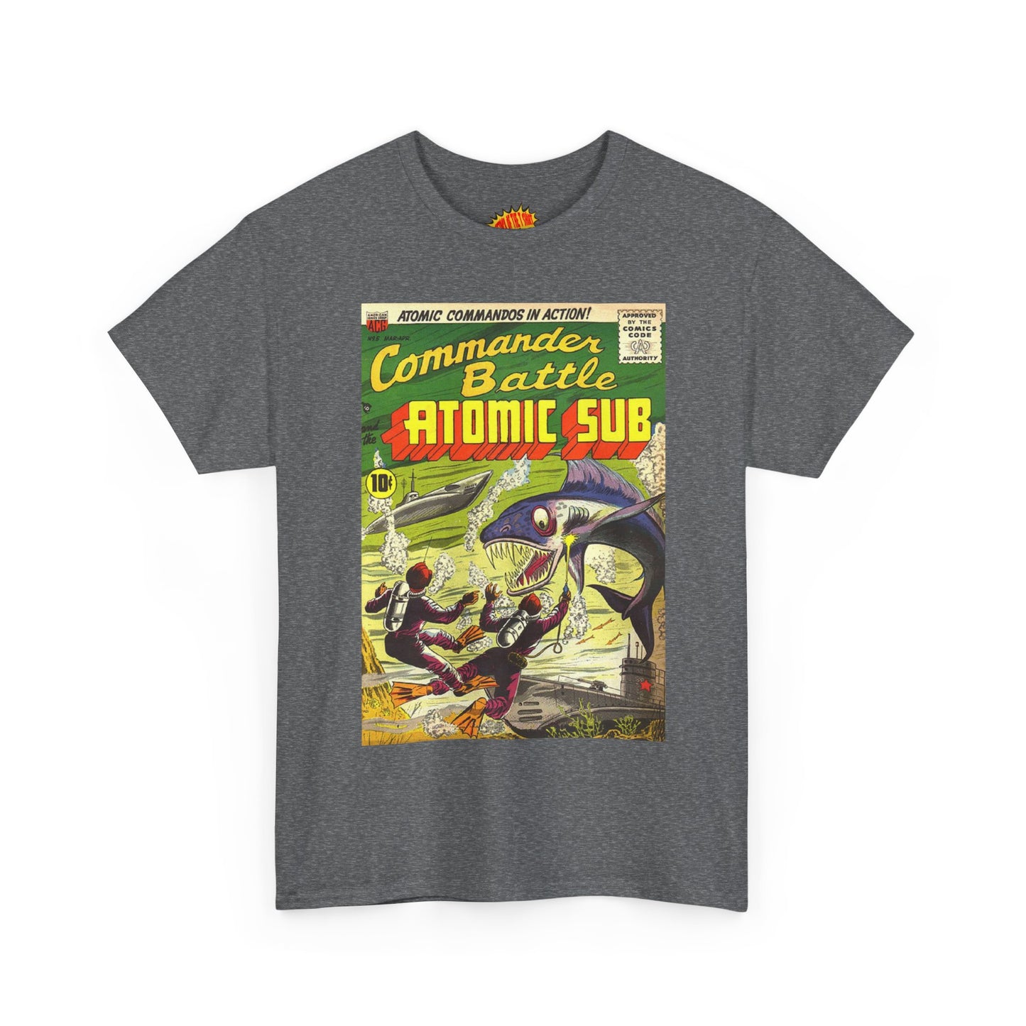 Commander Battle Atomic Sub Comic No. 5 Tee Shirt *Multiple Colors*