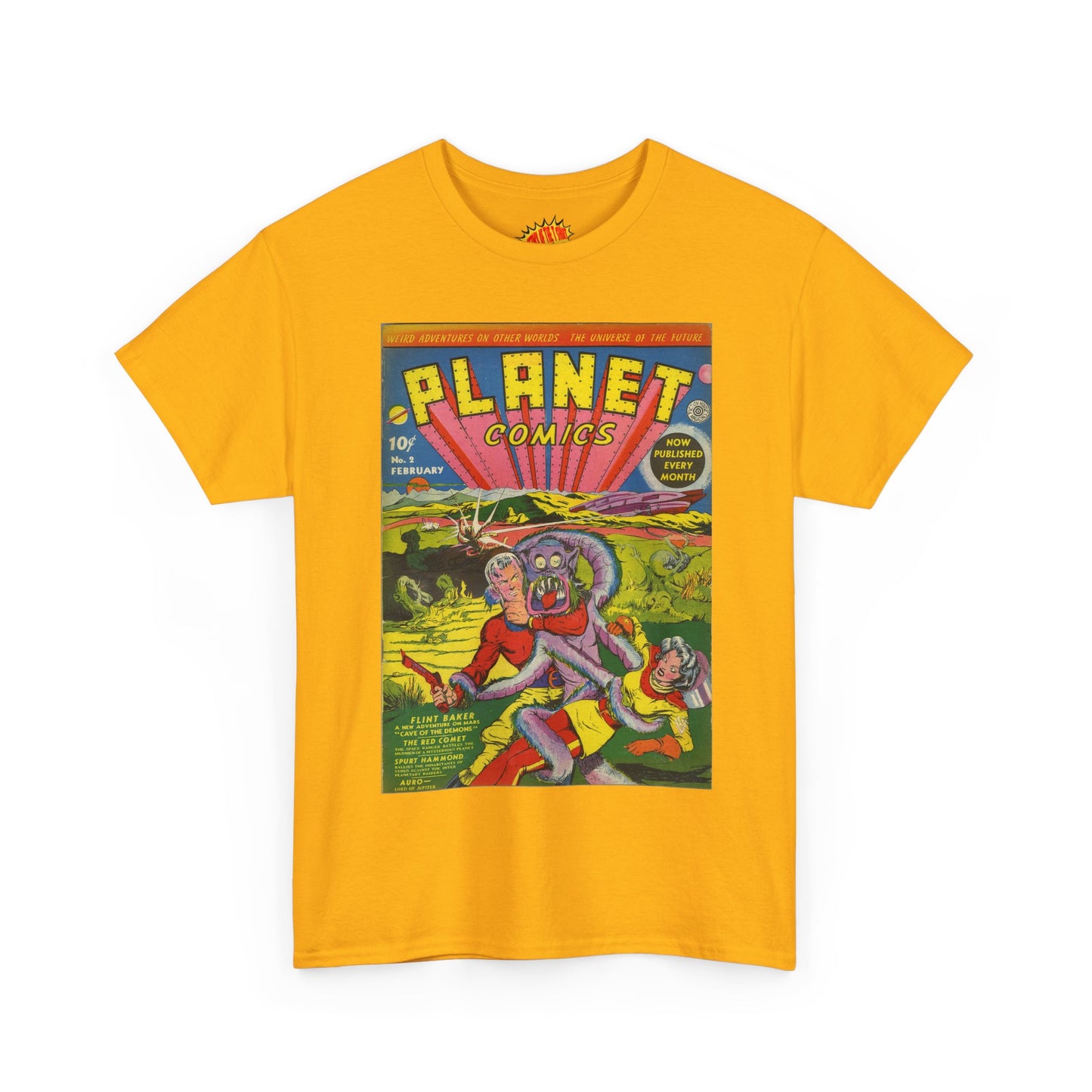 Planet Comics #2 - Heavy Cotton Tee *Light Colors*