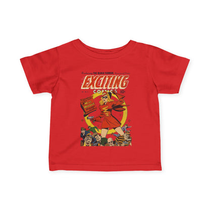 Exciting Comics #53 feat Miss Masque Infant Tee *Many Sizes/Colors Available*