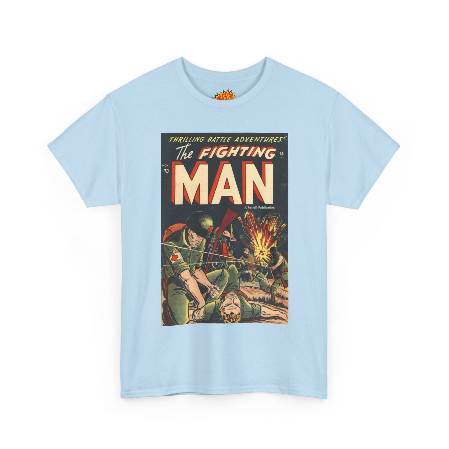 The Fighting Man November Comic Tee Shirt *Multiple Colors*