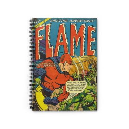The Flame March Comic Cover Notebook
