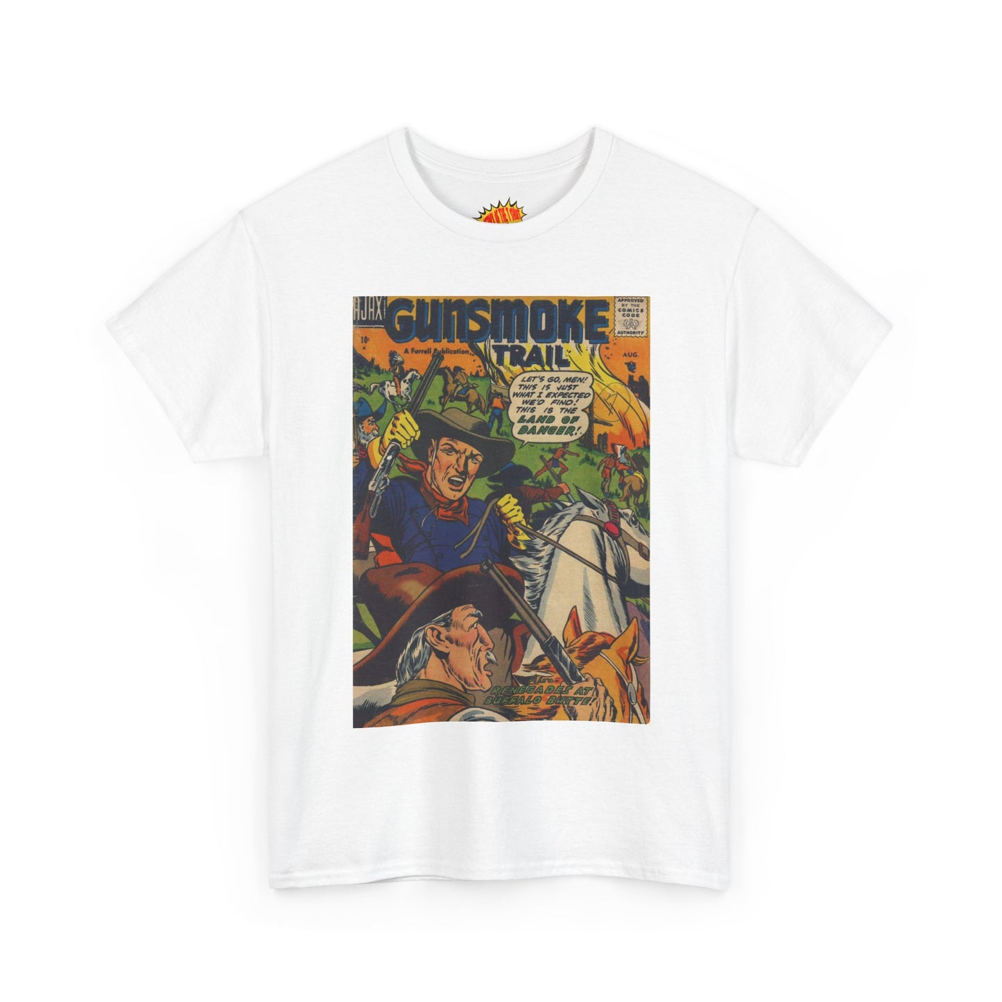 Gunsmoke Trail August Comic Tee Shirt *Multiple Colors*