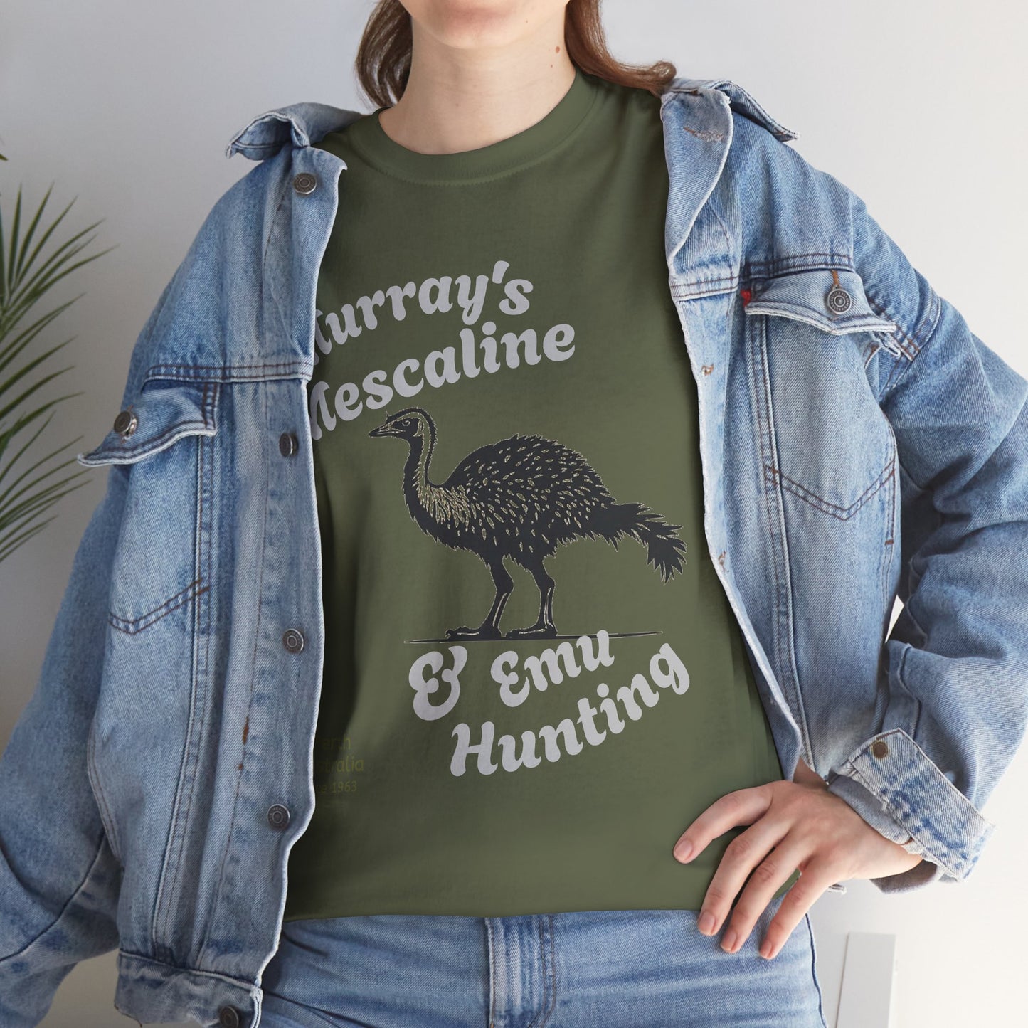 Murray's Mescaline & Emu Hunting Vintage Graphic T-Shirt S-3XL