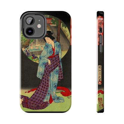 Oji Waterfall by Toyohara Chikanobu, 1890 iPhone Case *Many Sizes Available*