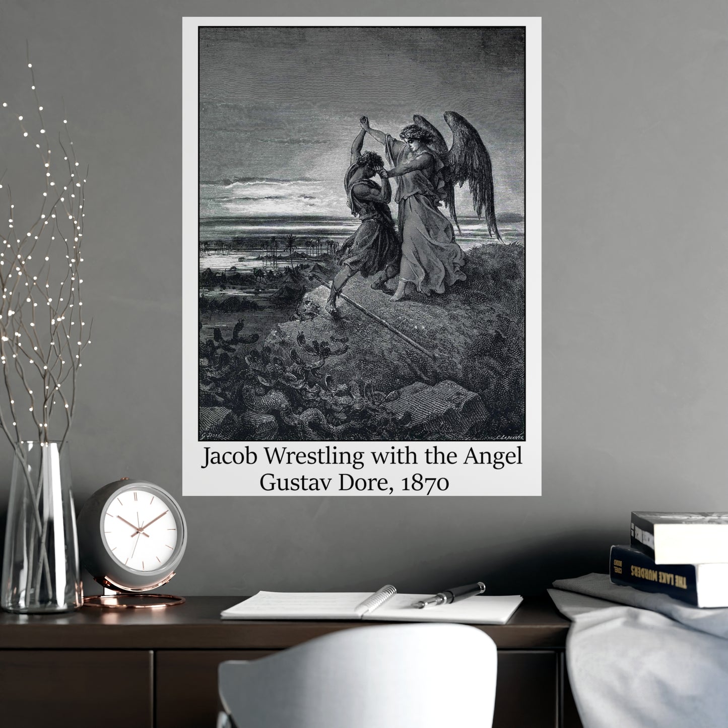 Jacob Wrestling with the Angel - Gustav Dore, 1870