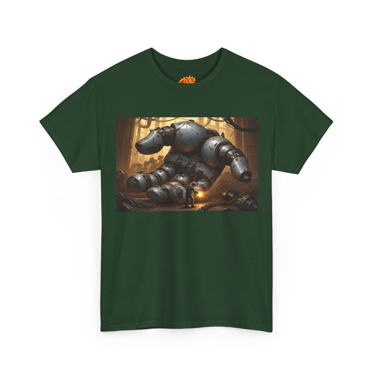 Anime Factory Welder w/Mech Hand T-Shirt *Multiple Colors*