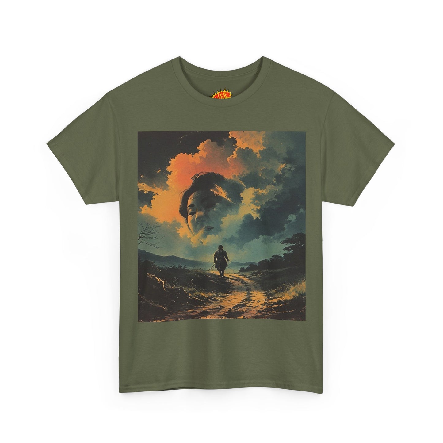 Travelling Samurai w/Cloud Geisha T-Shirt *Multiple Colors*