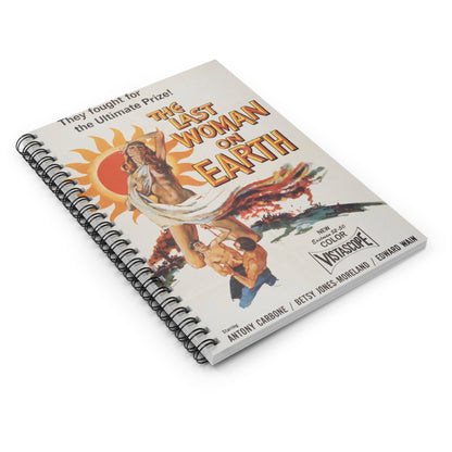 The Last Woman on Earth - Vintage Movie Poster Notebook