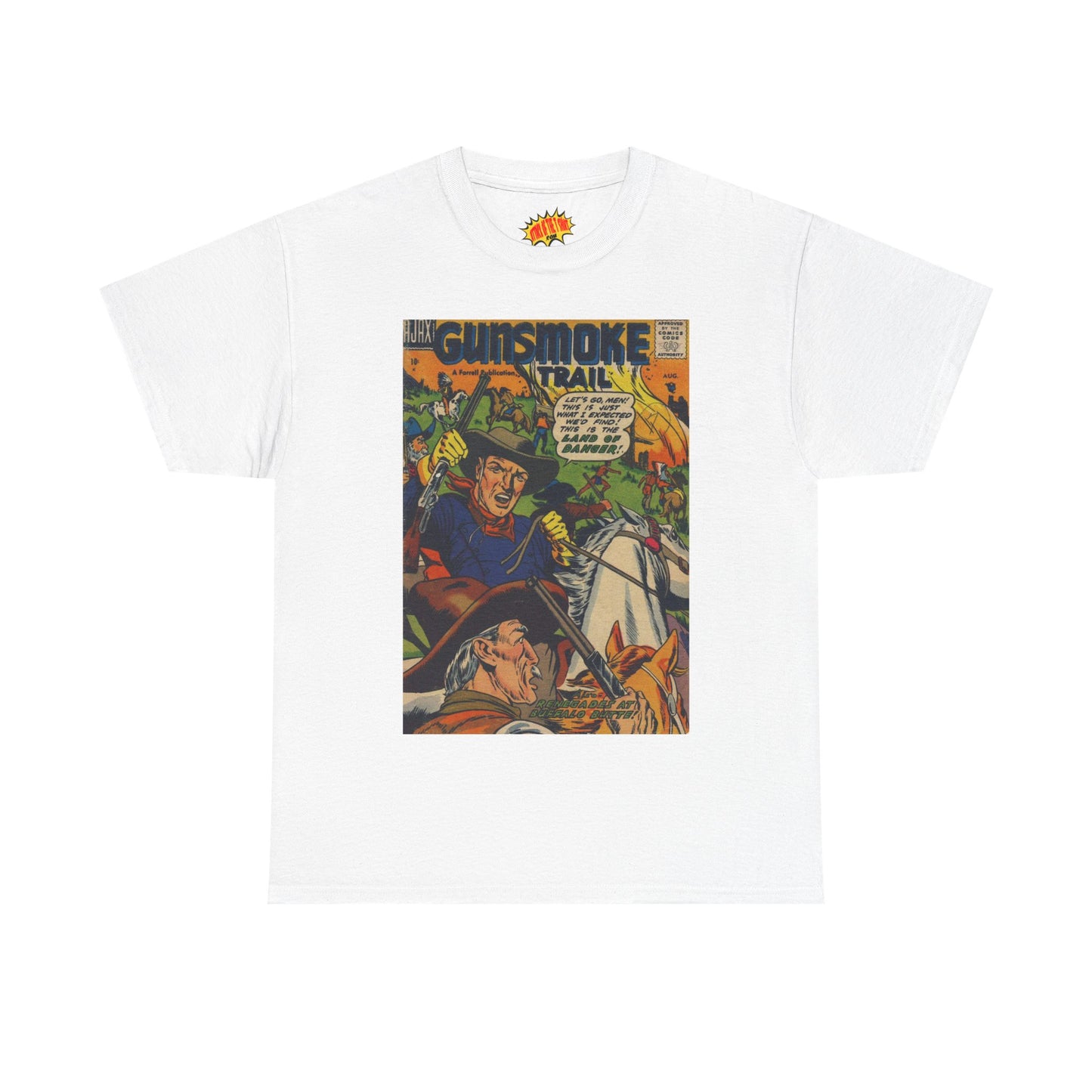 Gunsmoke Trail August Comic Tee Shirt *Multiple Colors*