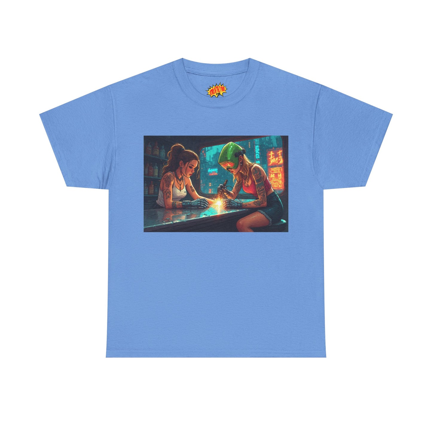 Cyberpunk Robot Hand Repair Scene T-Shirt *Multiple Colors*