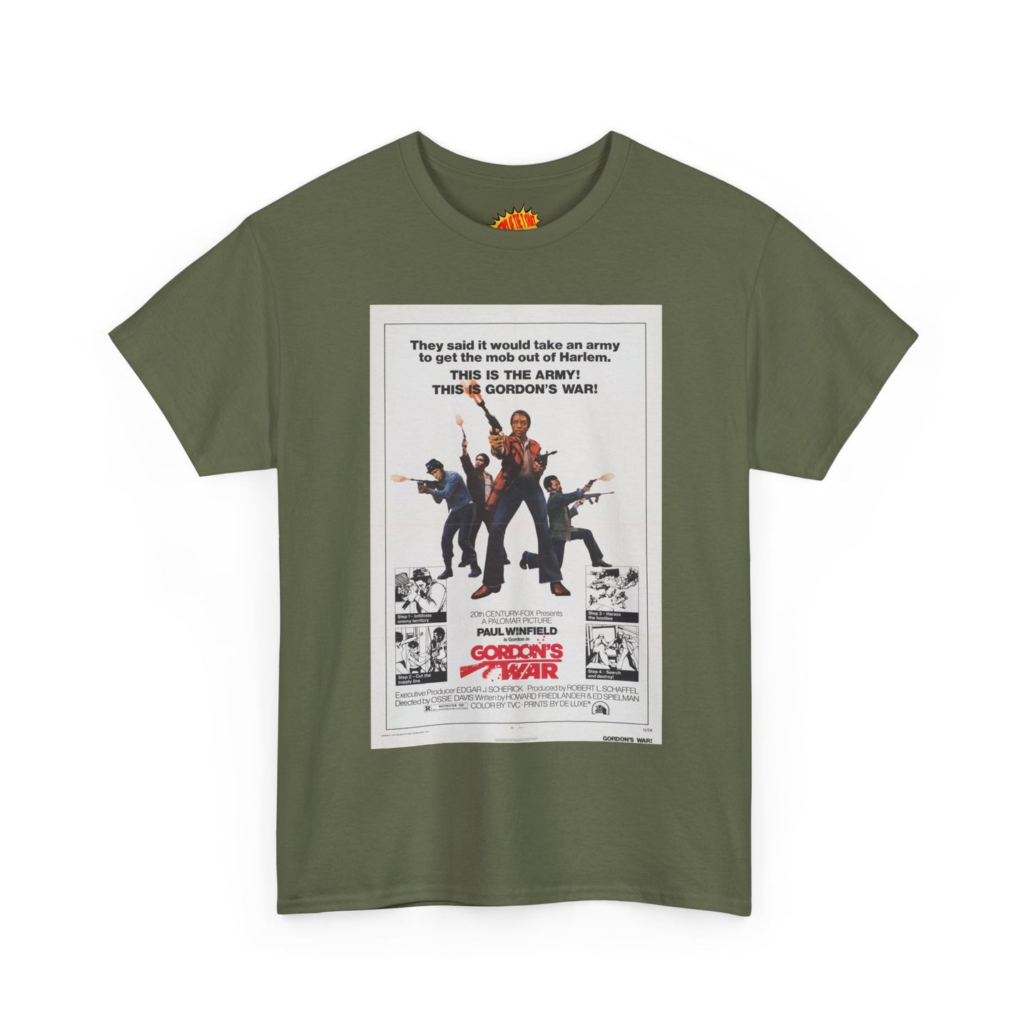 Gordon's War Movie Poster T-Shirt *Multiple Colors*