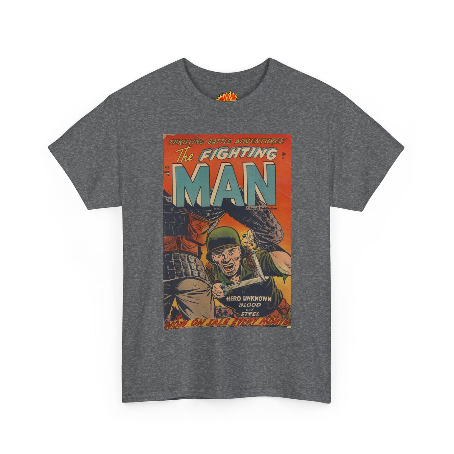 The Fighting Man February Comic Tee Shirt *Multiple Colors*