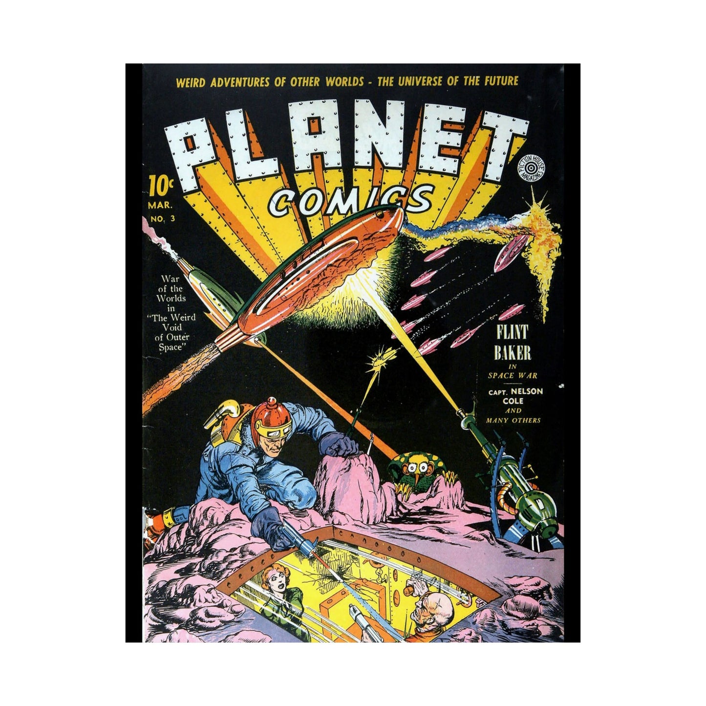 Planet Comics #3 Matte Vertical Posters