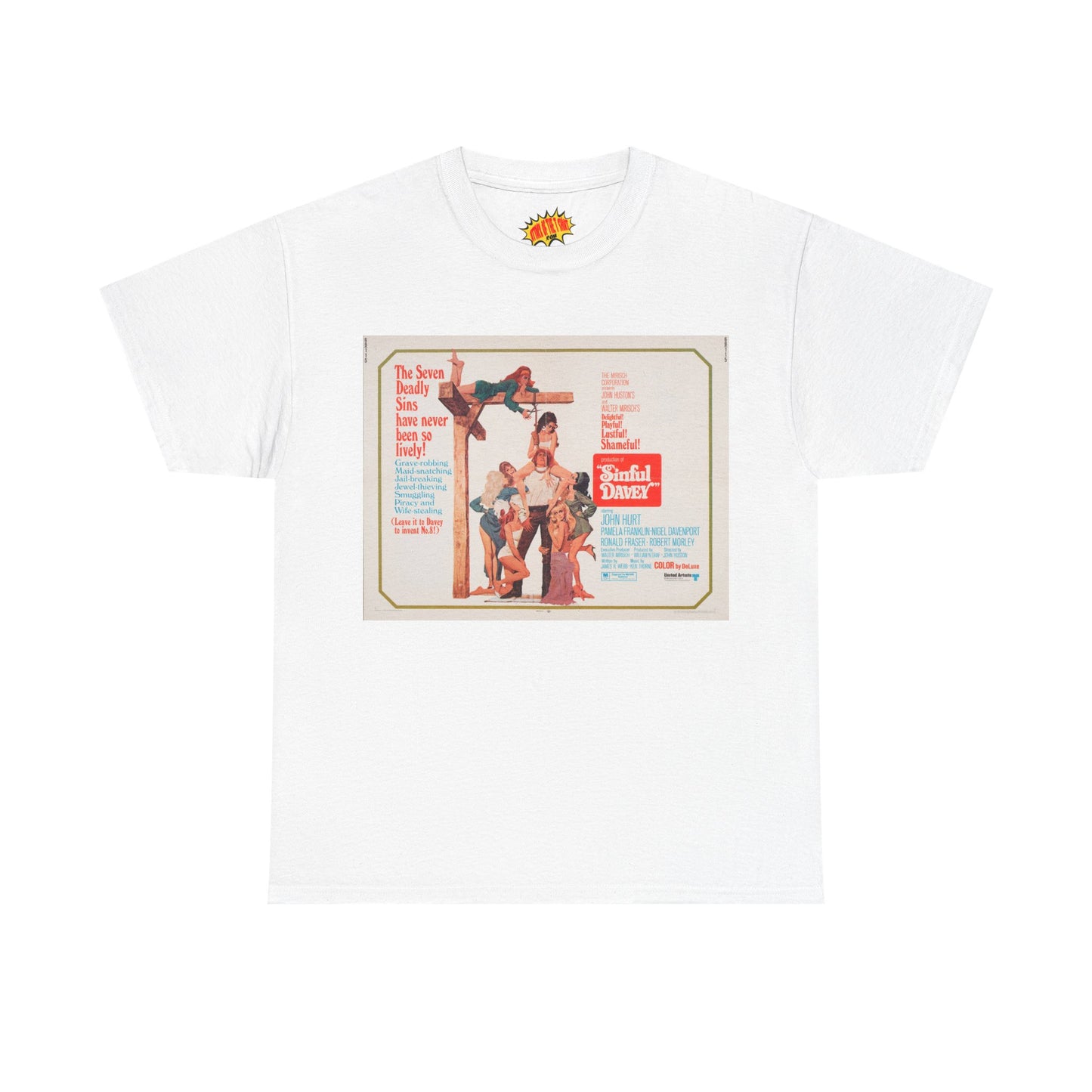 Sinful Davey Movie Poster T-Shirt *Multiple Colors*